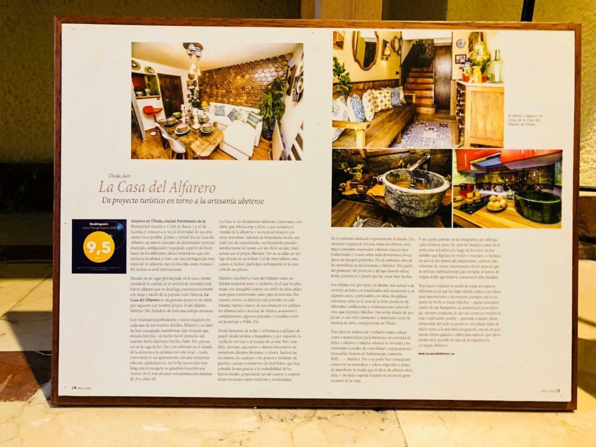 La Casa Del Alfarero - Premio Andalucia De Artesania Villa Úbeda Dış mekan fotoğraf